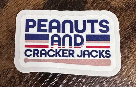 Peanuts and Cracker Jacks Sticker